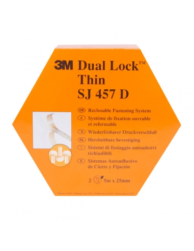 Fissaggio richiudibile 3M Dual Lock SJ457D in kit